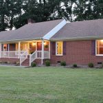 Home with large front yard